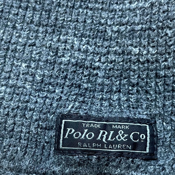 Grey Ralph Lauren Long Sleeve Shirt (M) - Picture 6 of 8